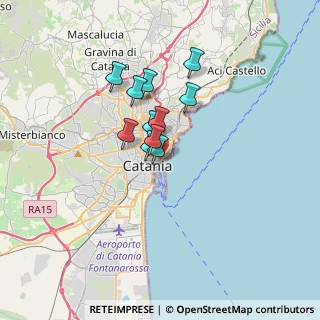 Mappa Via Litterio, 95131 Catania CT, Italia (2.53)