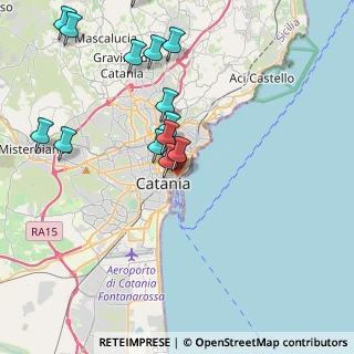 Mappa Via Giuseppe Terranova, 95131 Catania CT, Italia (4.742)