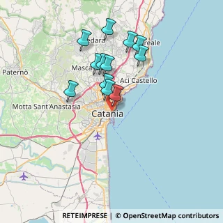 Mappa Via Litterio, 95131 Catania CT, Italia (7.26083)