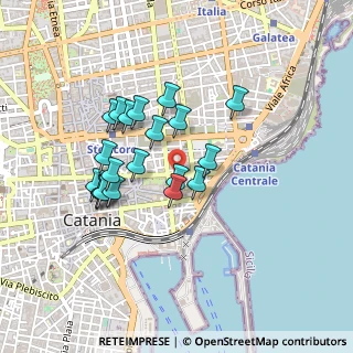 Mappa Via Antonino di S. Giuliano, 95131 Catania CT, Italia (0.424)
