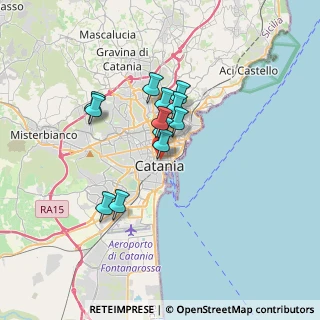Mappa Via Beato Cardinale Giuseppe Benedetto Dusmet, 95131 Catania CT, Italia (2.87167)