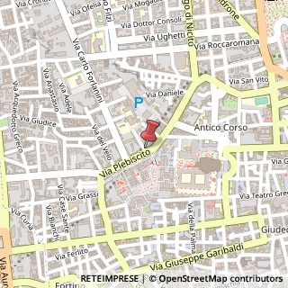 Mappa Via Plebiscito, 709, 95124 Catania, Catania (Sicilia)