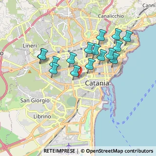 Mappa Via Grotta Magna, 95124 Catania CT, Italia (1.915)