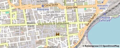 Mappa Katania