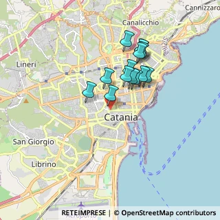 Mappa Via Gesualdo Clementi, 95124 Catania CT, Italia (1.64357)