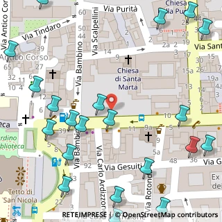 Mappa Via Gesualdo Clementi, 95124 Catania CT, Italia (0.12125)