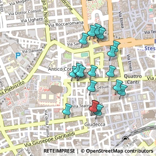 Mappa Via Gesualdo Clementi, 95124 Catania CT, Italia (0.235)