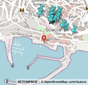 Mappa Piazza Consiglio, 92019 Sciacca AG, Italia (0.2985)