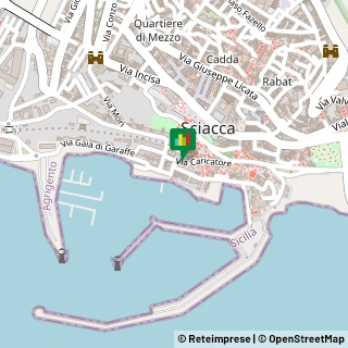 Mappa Piazza Consiglio, 1, 92019 Sciacca, Agrigento (Sicilia)