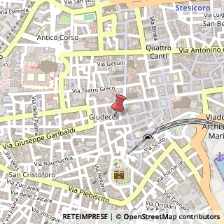 Mappa Via Giuseppe Garibaldi, 66, 95121 Catania, Catania (Sicilia)