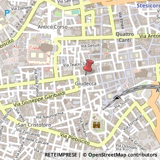 Mappa Via Vittorio Emanuele II, 253, 95124 Catania, Catania (Sicilia)