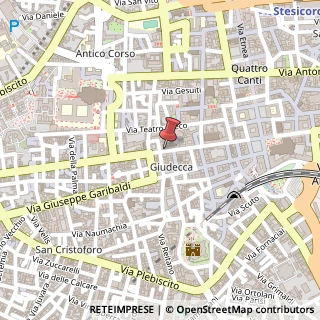 Mappa Via Vittorio Emanuele II, 292, 95124 Catania, Catania (Sicilia)