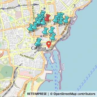 Mappa Via Billotta, 95131 Catania CT, Italia (1.1025)