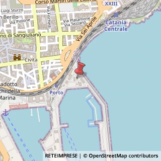 Mappa Porto di, 95121 Catania CT, Italia, 95121 Catania, Catania (Sicilia)