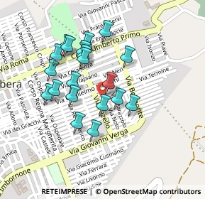 Mappa Via Fazello, 92016 Ribera AG, Italia (0.221)