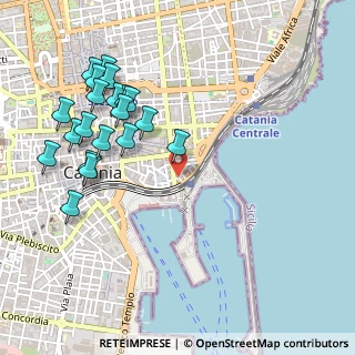 Mappa Piazza San Francesco di Paola, 95131 Catania CT, Italia (0.6475)