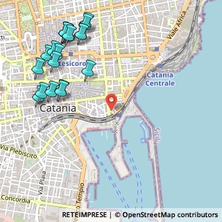 Mappa Via Calì, 95131 Catania CT, Italia (0.7955)