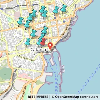 Mappa Via Calì, 95131 Catania CT, Italia (1.28357)
