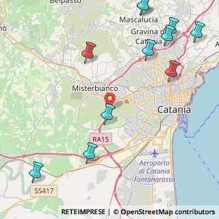 Mappa A18 Messina - Catania, 95045 Catania CT, Italia (6.76091)