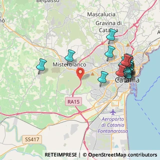 Mappa A18 Messina - Catania, 95045 Catania CT, Italia (5.056)