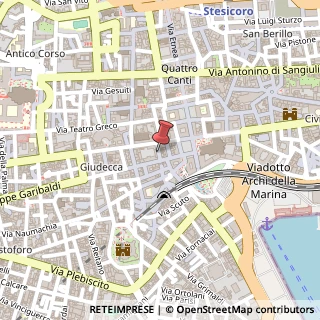 Mappa Via San Martino, 5, 95121 Catania, Catania (Sicilia)