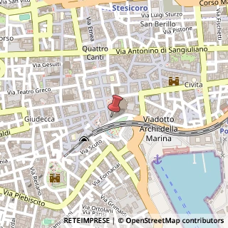 Mappa Via Cardinale Dusmet, 17, 95121 Catania, Catania (Sicilia)