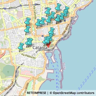 Mappa Via Carnazza Amari, 95131 Catania CT, Italia (1.1555)