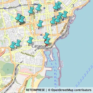 Mappa Via San Gaetano, 95131 Catania CT, Italia (1.42944)