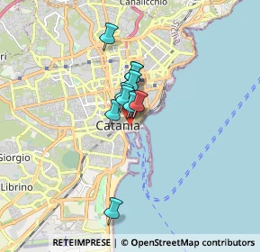Mappa Via Cardinale Dusmet, 95131 Catania CT, Italia (1.09182)