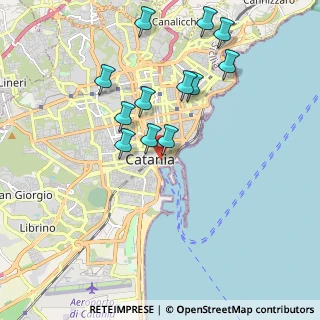 Mappa Via Landolina, 95131 Catania CT, Italia (2.12833)