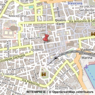 Mappa Via della Lettera, 24, 95124 Catania, Catania (Sicilia)