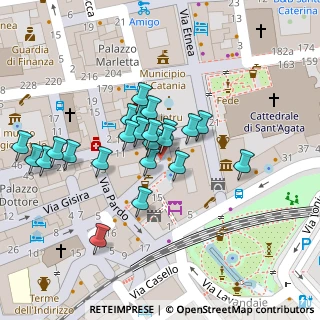 Mappa Piazza del Duomo, 95030 Catania CT, Italia (0.03913)