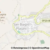지도 San Biagio Platani