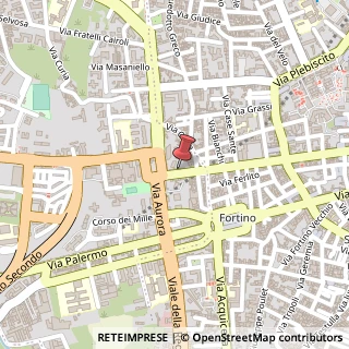 Mappa Via Vittorio Emanuele II, 554, 95124 Catania, Catania (Sicilia)