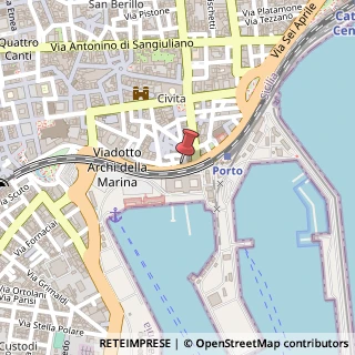 Mappa Via Cardinale Dusmet, 131, 95131 Catania, Catania (Sicilia)