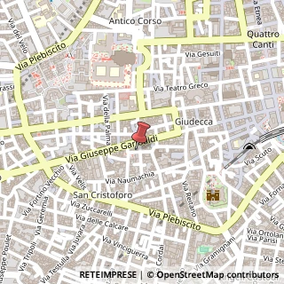 Mappa Via Sapuppo, 28, 95121 Catania, Catania (Sicilia)