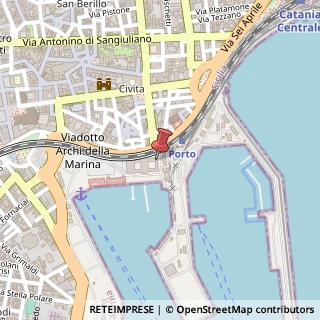 Mappa Via Cardinale Dusmet, 2, 95121 Catania, Catania (Sicilia)