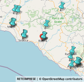 Mappa Via N. Bixio, 92016 Ribera AG, Italia (23.386)