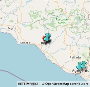 Mappa Via N. Bixio, 92016 Ribera AG, Italia (35.26333)