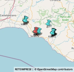 Mappa Via Fondo Bentivegna, 92019 Sciacca AG, Italia (9.592)