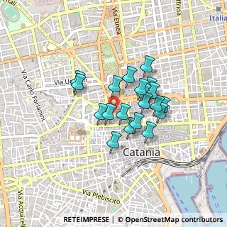 Mappa Via Sant'Elena, 95124 Catania CT, Italia (0.3505)