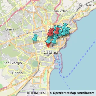 Mappa Via Sant'Elena, 95124 Catania CT, Italia (1.29625)
