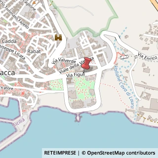 Mappa Via Figuli, 38, 92019 Sciacca, Agrigento (Sicilia)