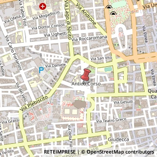 Mappa Via Antico Corso, 63, 95124 Catania, Catania (Sicilia)