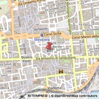 Mappa Via Martinez, 13, 95131 Misterbianco, Catania (Sicilia)