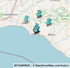 Mappa Via Gaie di Garaffe, 92019 Sciacca AG, Italia (8.07167)