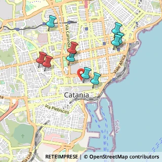 Mappa Piazza Turi Ferro, 95131 Catania CT, Italia (1.07636)