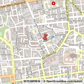 Mappa Via Carlo Forlanini,  78, 95124 Catania, Catania (Sicilia)