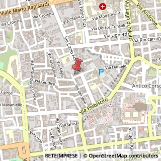 Mappa Via Raciti, 23, 95124 Catania, Catania (Sicilia)