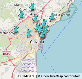 Mappa Via Tezzano, 95131 Catania CT, Italia (3.0675)